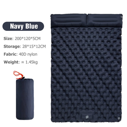 Soft Inflatable Camp Bed with Pillow