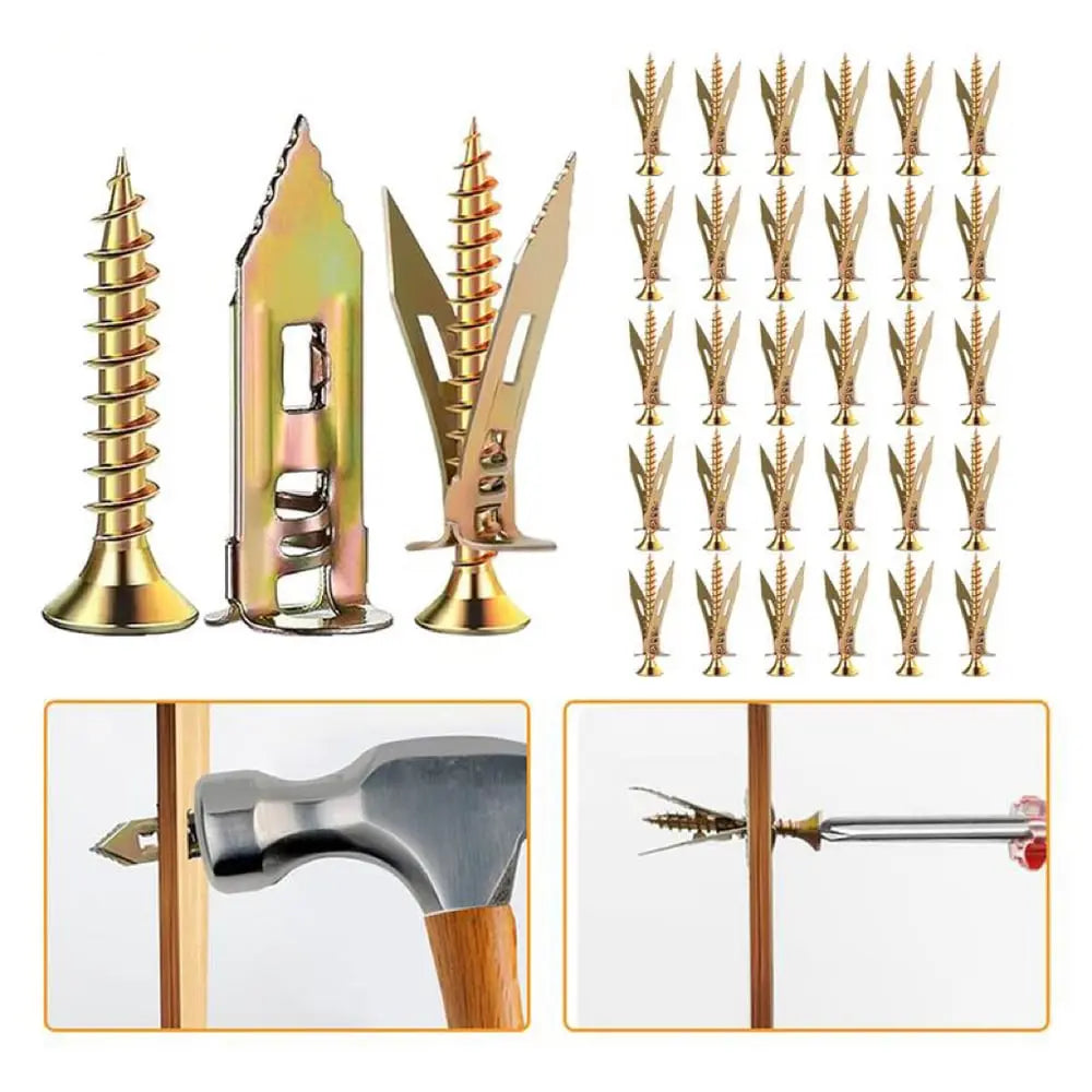 Simple Fast Drywall Anchors with Bolts - Luxicro