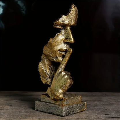 Modern Abstract Thinker Figurine Decor for Home Office