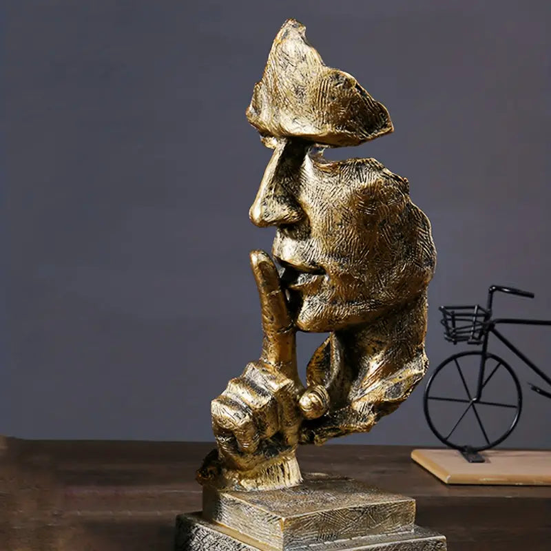Modern Abstract Thinker Figurine Decor for Home Office