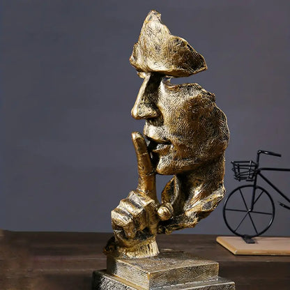 Modern Abstract Thinker Figurine Decor for Home Office