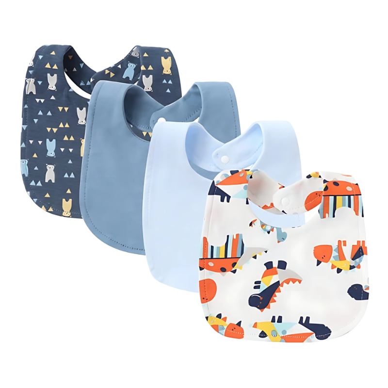 Stylish Infant Drool Bibs - Luxicro