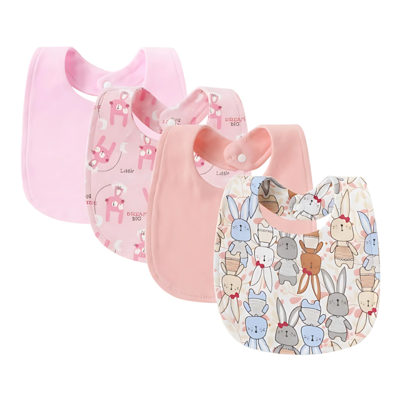 Stylish Infant Drool Bibs