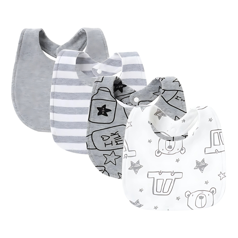 Stylish Infant Drool Bibs