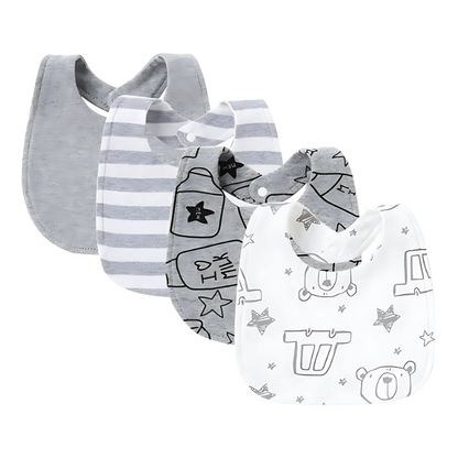 Stylish Infant Drool Bibs