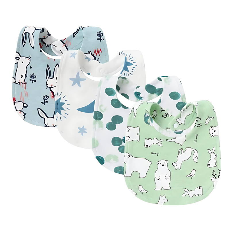 Adorable Infant Drool Bibs