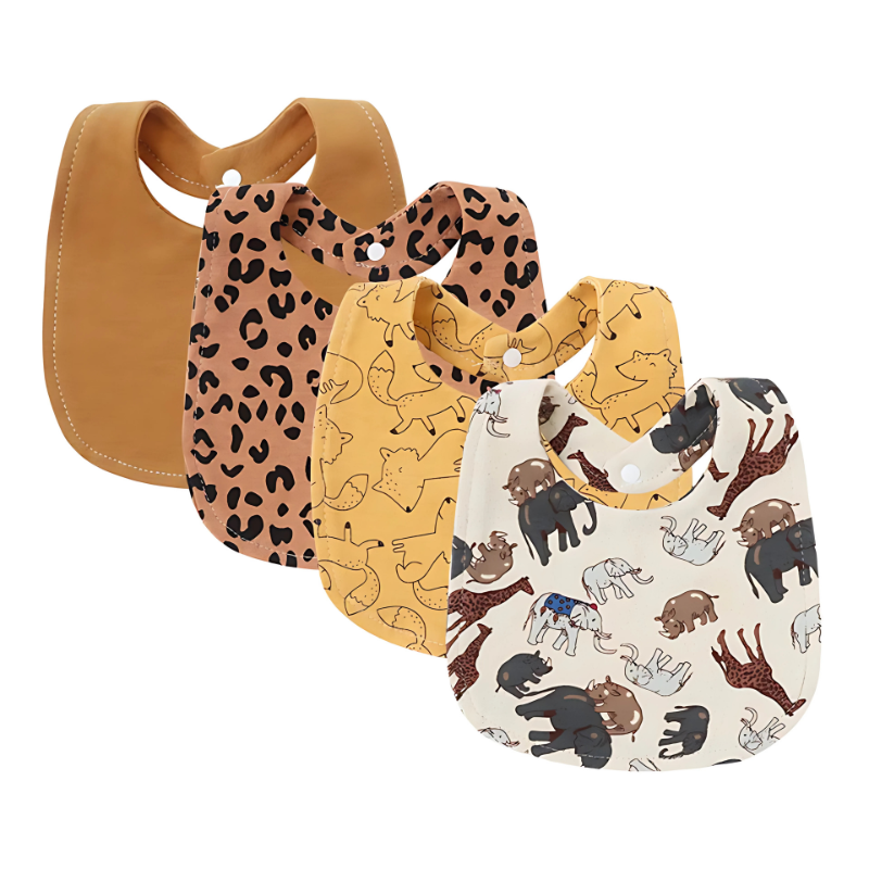 Stylish Infant Drool Bibs