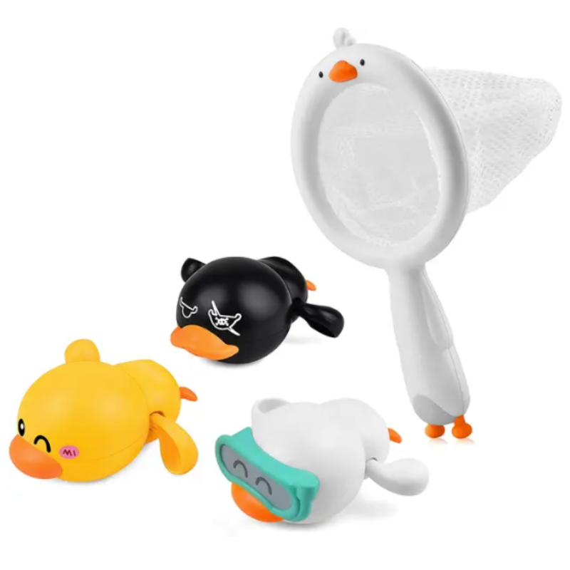 Colorful Rubber Duck Bath Toys - Luxicro