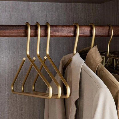 5-Hook Rubber Coat Hanger Set Premium Closet Storage - Luxicro