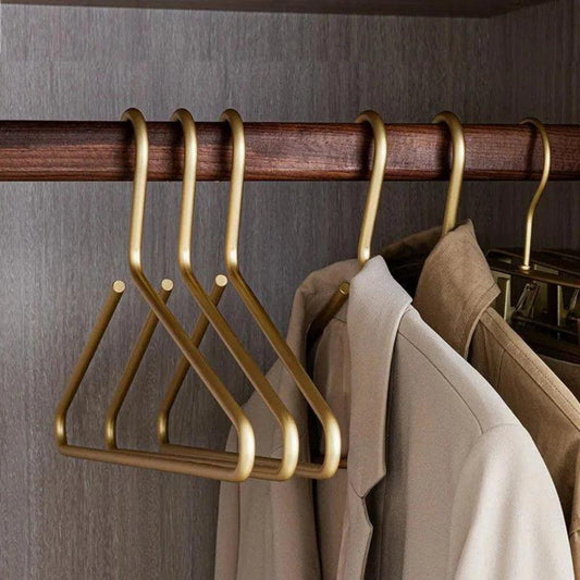 5-Hook Rubber Coat Hanger Set Premium Closet Storage - Luxicro