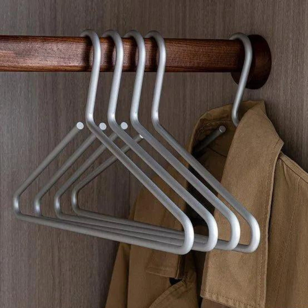 5-Hook Rubber Coat Hanger Set Premium Closet Storage