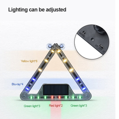 Portable Solar Powered Car Safety Lamp
