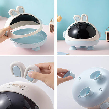 Cute Small Bunny Office Waste Basket