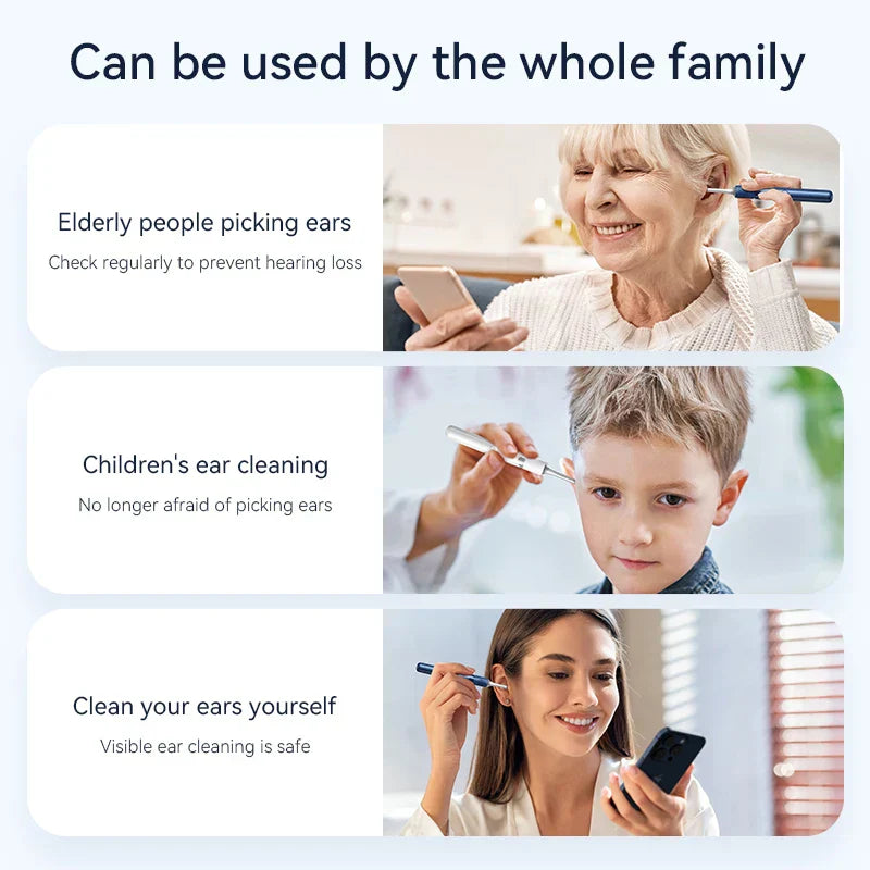 Wireless Ear Cleaning Camera with HD Vision - Luxicro