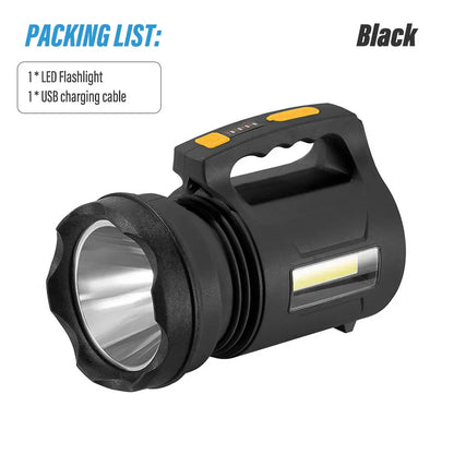 Bright Rechargeable LED Portable Flashlight