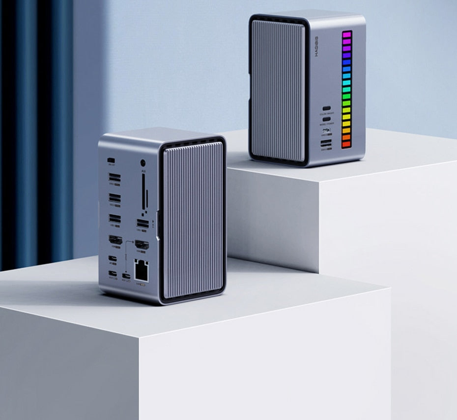Vibrant Portable USB Charging Music Dock - Luxicro
