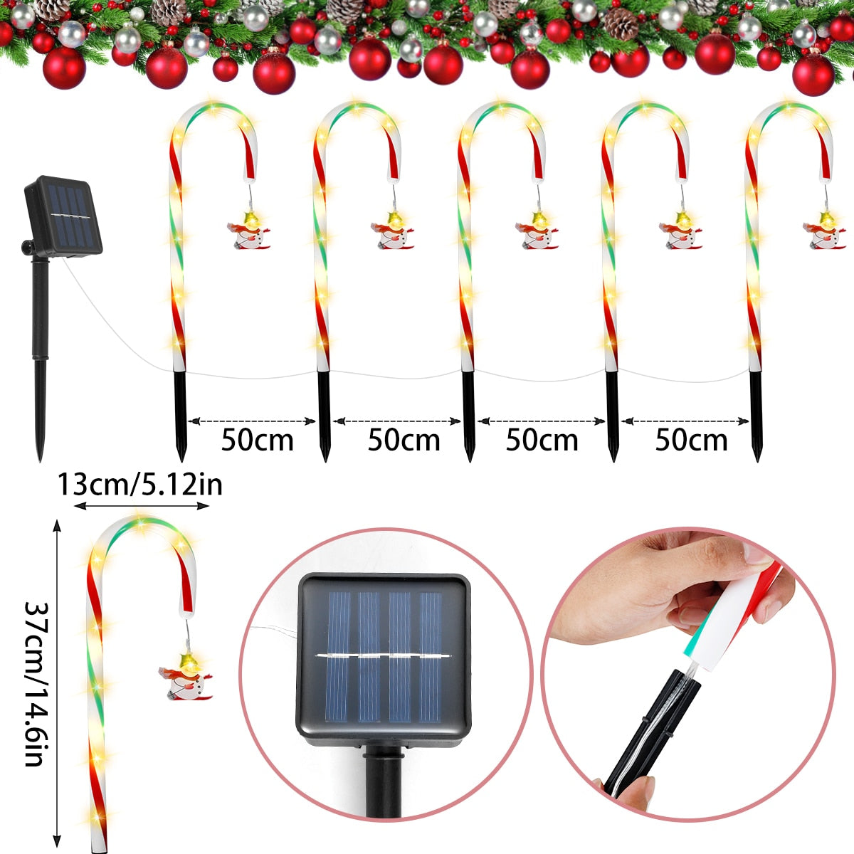 Bright Garden Solar Light Lamp