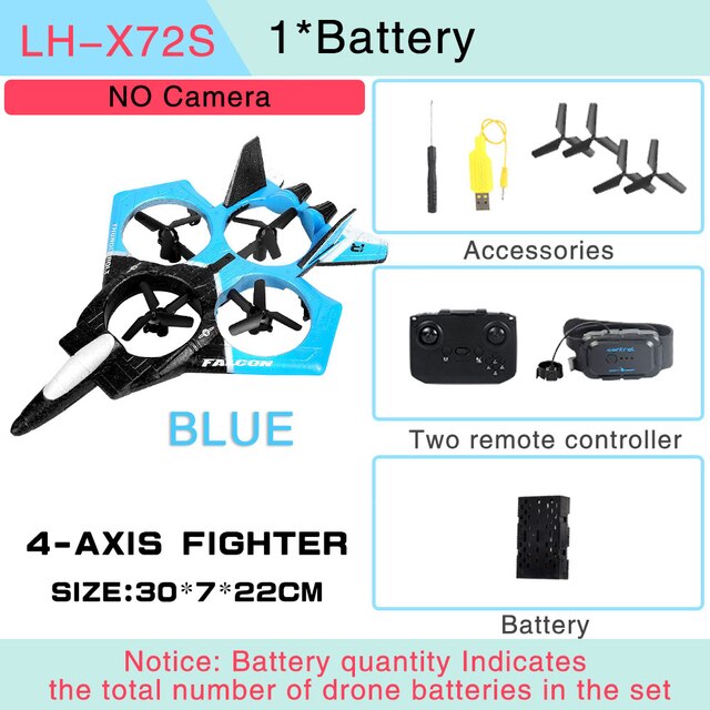 Durable Foam Remote Control Plane Toy