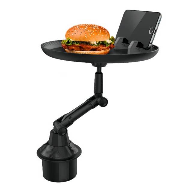 Universal Car Drink Tray with Adjustable Rotate Holder - Luxicro