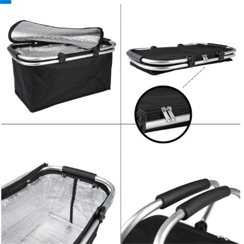 Portable Insulated Collapsible Picnic Basket