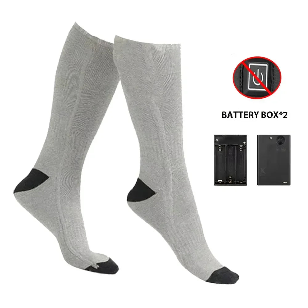 Warm Rechargeable Heated Socks for Outdoor Activities - Luxicro