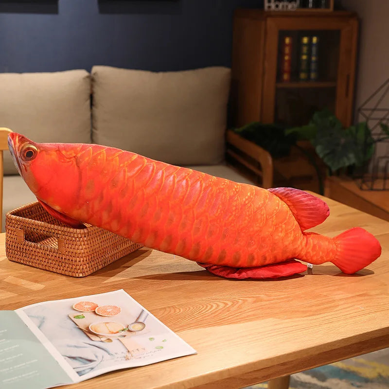 Big Soft Plush Fish Pillow Toy