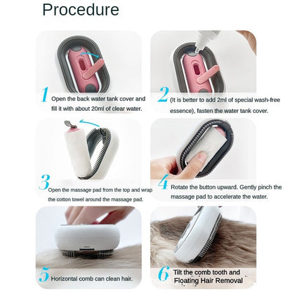 Simple Shedding Dog Grooming Brush
