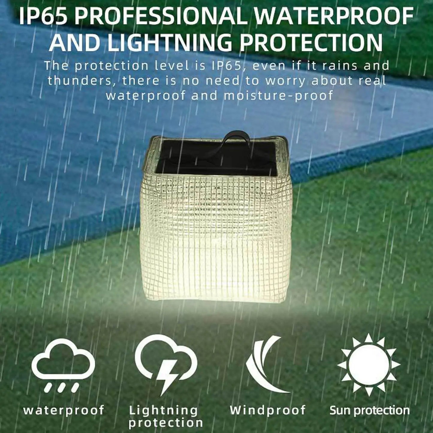 Compact Outdoor Solar Lantern
