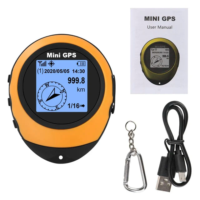 Compact Personal GPS Location Tracker with Direction - Luxicro