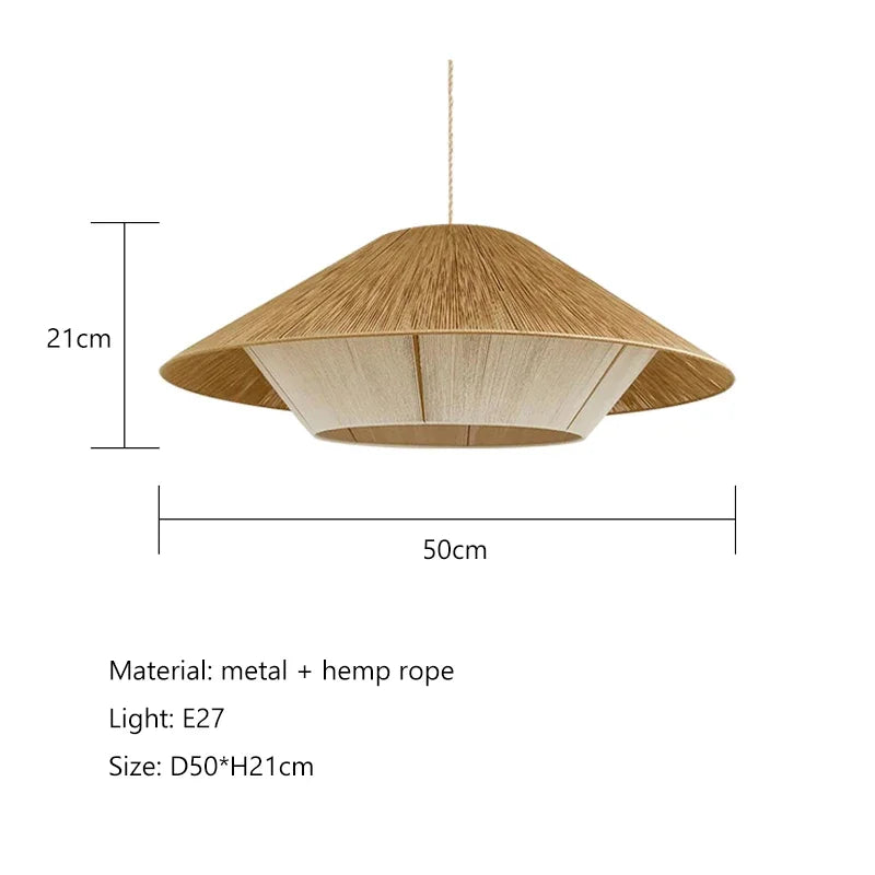 Natural Rattan Pendant Light for Warm Homes
