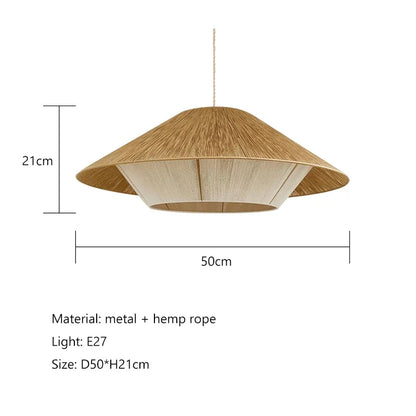 Natural Rattan Pendant Light for Warm Homes