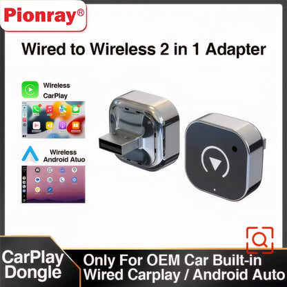 Smart Car Adapter for Apple CarPlay and Android Auto - Luxicro