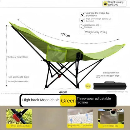 Lightweight Collapsible Patio Lounge Chair