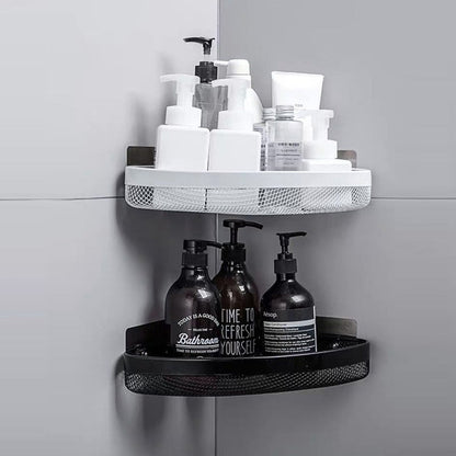 Compact Bathroom Shower Corner Storage Shelf