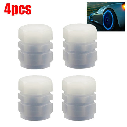 Bright LED 4PCS Car Wheel Valve Caps