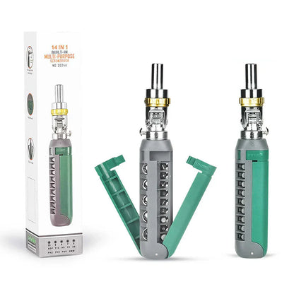 Multi-Tool 14-in-1 Ratchet Screwdriver Kit