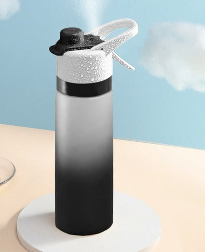 Compact Travel Spray Water Bottle 2-in-1