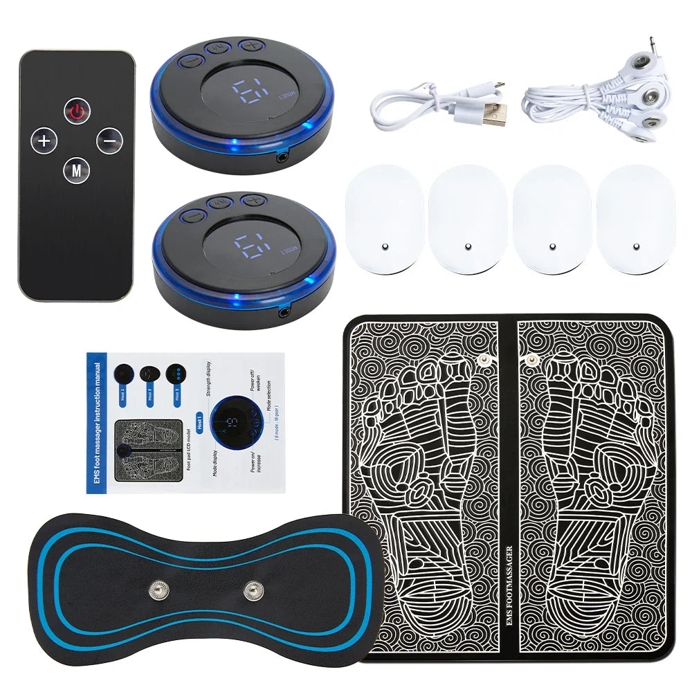 Electric Foot Massage Mat - 8 Modes Rechargeable