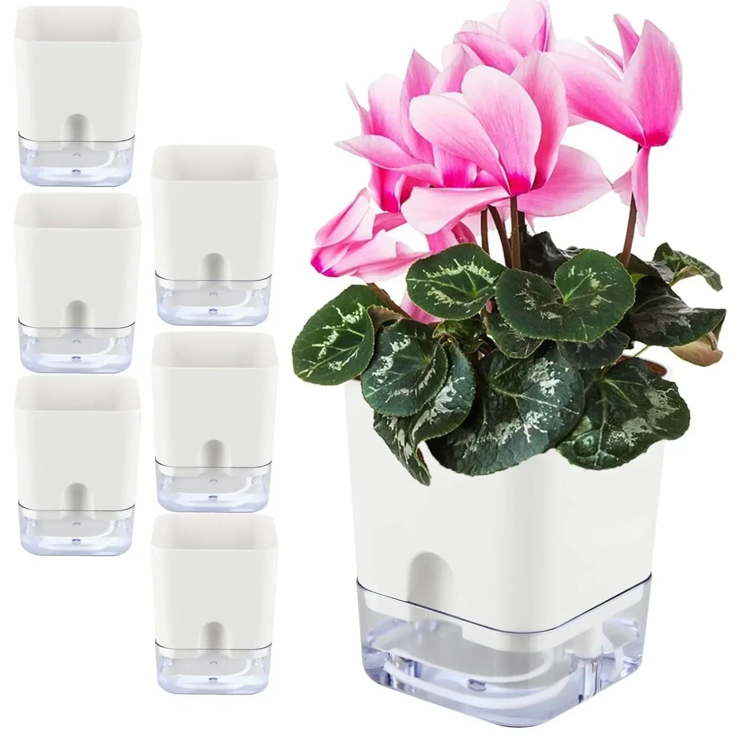 Automatic Self Watering Indoor Plant Pot with Moisture Meter