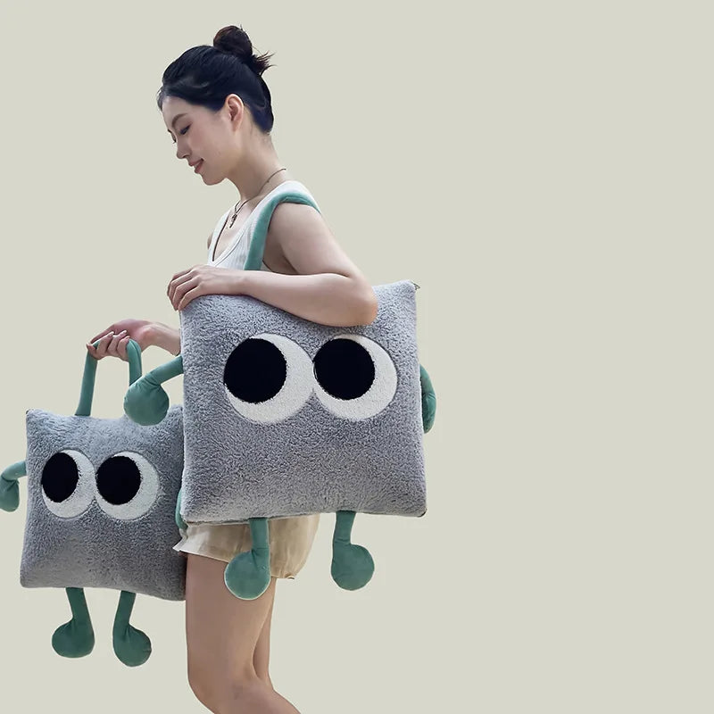 Cozy Plush Travel Blanket Pillow - Luxicro