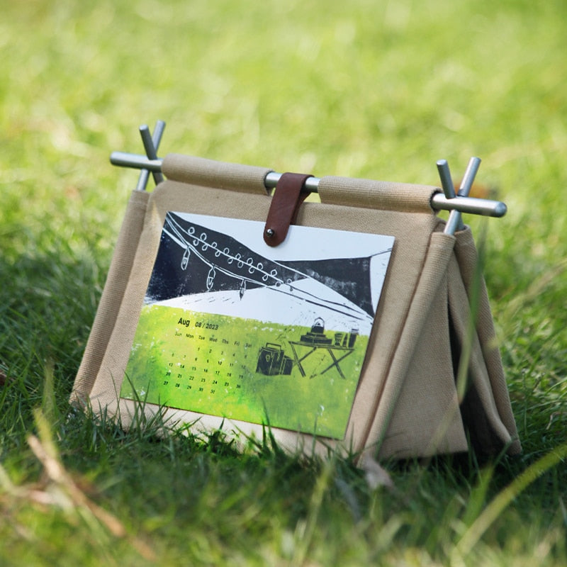 Compact Travel Desk Planner Calendar
