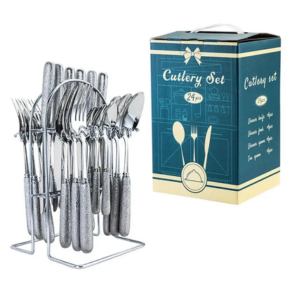 High Quality Silverware Cutlery Set for Home Use