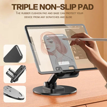 Stable 360 Rotating Foldable Phone Tablet Holder