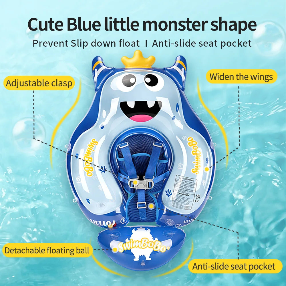 Cute Infant Pool Raft AquaBear