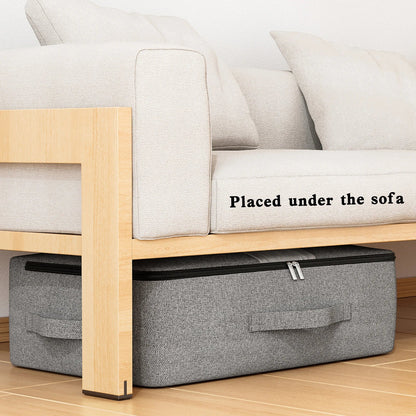 Big Collapsible Zip Storage Bag with View Window