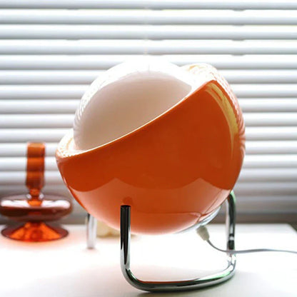 Contemporary Glass Desk Lamp with LED Nightlight