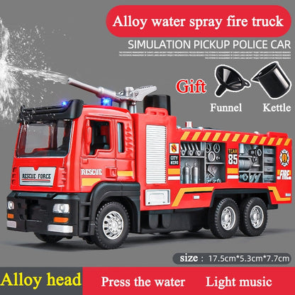 Big Kids Fire Engine Toy Truck Playset