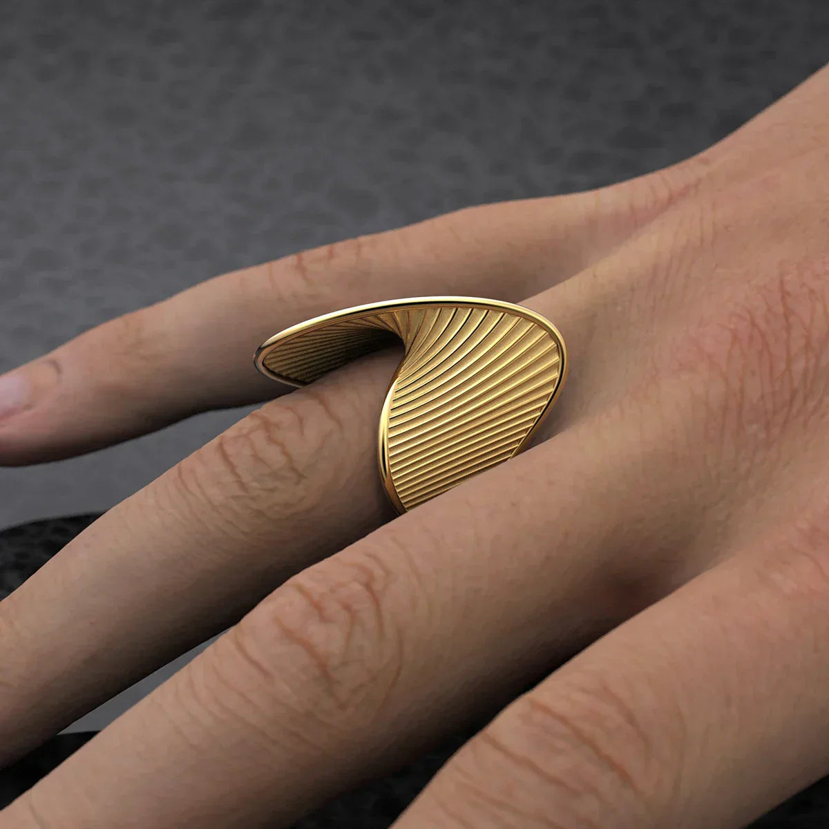 Stylish Geometric Design Ring