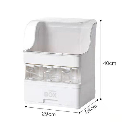 Compact 2 Tier Kitchen Spice Storage Rack
