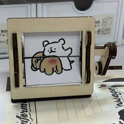 Creative Wooden Animation Kit Desktop Toy